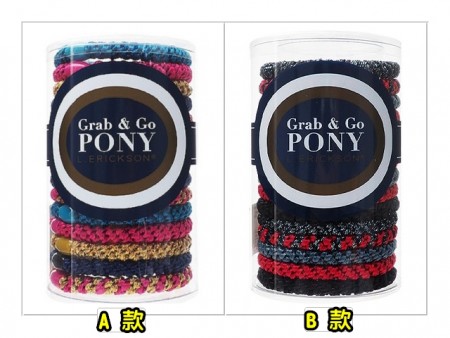 限時特價-美國L. ERICKSON彈力髮圈粗款15入