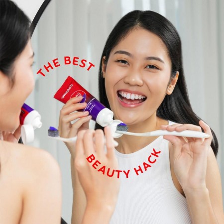 泰國Colgate 7日美白紫色牙膏100g