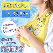 日本Snoopy涼感長毛巾