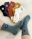 韓國笑臉花朵中筒襪NIKISSOCKS （6色一組）
