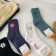 韓國笑臉花朵中筒襪NIKISSOCKS （6色一組）